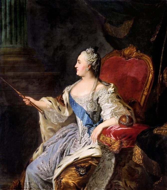 Екатерина II российская императрица изображение рисунок картина