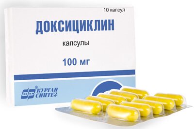 Treatment of borreliosis with doxycycline