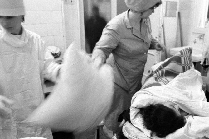 Department of HIV-infected patients in the Moscow maternity hospital, January 1, 1990