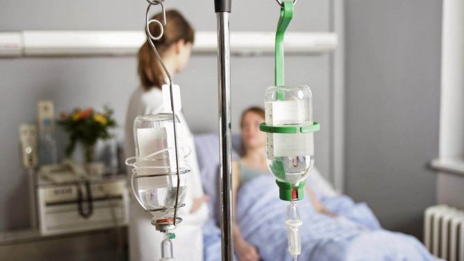 Preparing for intravenous infusion
