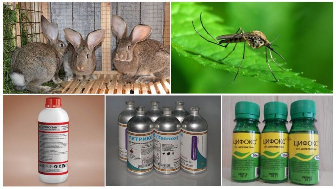 Средства для обработки крольчатника от комаров