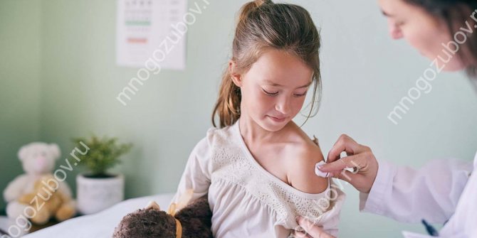 Вакцинация детей при смене молочных зубов