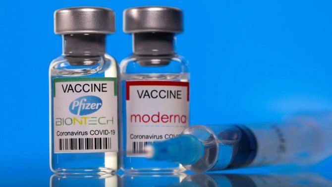 вакцины от коронавируса Pfizer и Moderna